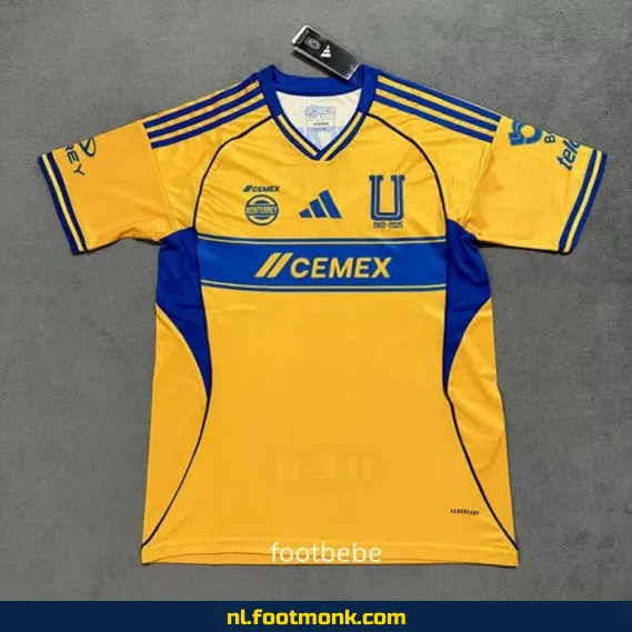 Officieel Tigres UANL 2025 Voetbalshirt - 65 Jaar Jubileum Editie (Geel) - Limited Edition
