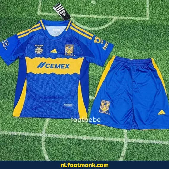 Tigres UANL Uit Thuisshirt Kinderen 2024-2025 | Officieel Voetbalshirt | Personaliseerbaar