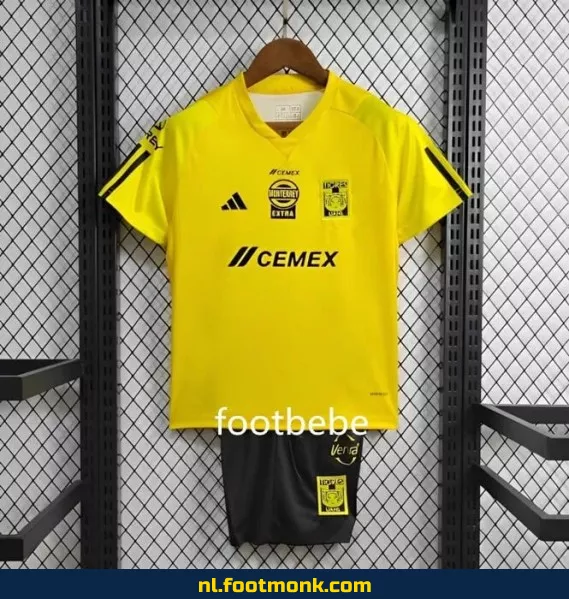 Tigres UANL Kinder Voetbalshirt 2024-2025 – Geel | Officieel Voetbalshirt | Voetbalshirt Kinderen | Fanwear | Aanbieding