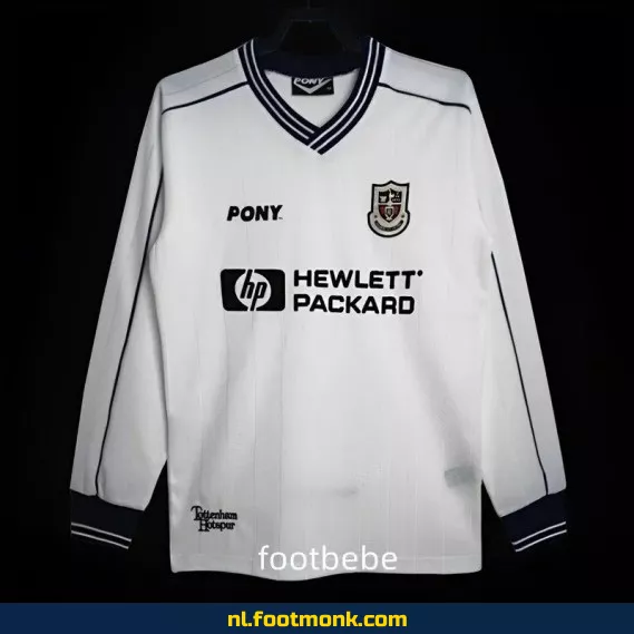 Tottenham Hotspur vintage voetbalshirt 1997-1999 thuis – origineel retro voetbalshirt met lange mouwen