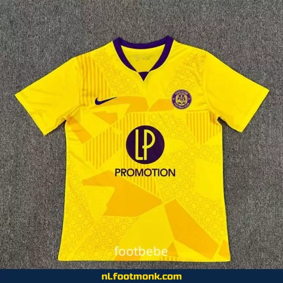 Toulouse FC uit voetbalshirt 2024-2025 - geel - officieel voetbalshirt - supporter shirt - voetbalshirt aanbieding