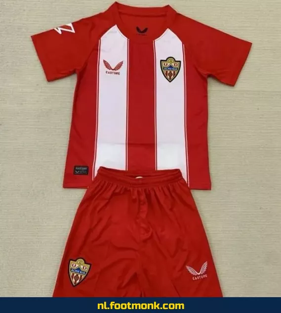 UD Almería Thuisshirt Kinderen 2024-2025 | Officieel Voetbalshirt | Kids Voetbalshirt Kopen