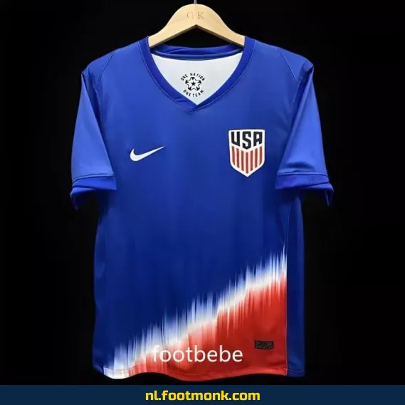 USA 2024 voetbalshirt – blauw rood speciale editie | origineel voetbalshirt | supporter shirt | voetbalshirt heren/dames/kinderen | fanwear aanbieding