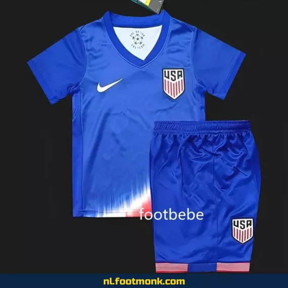 USA Voetbalshirt Kinderen 2024 Blauw Rood Speciale Editie – Officieel Voetbalshirt | Fanwear | Aanbieding