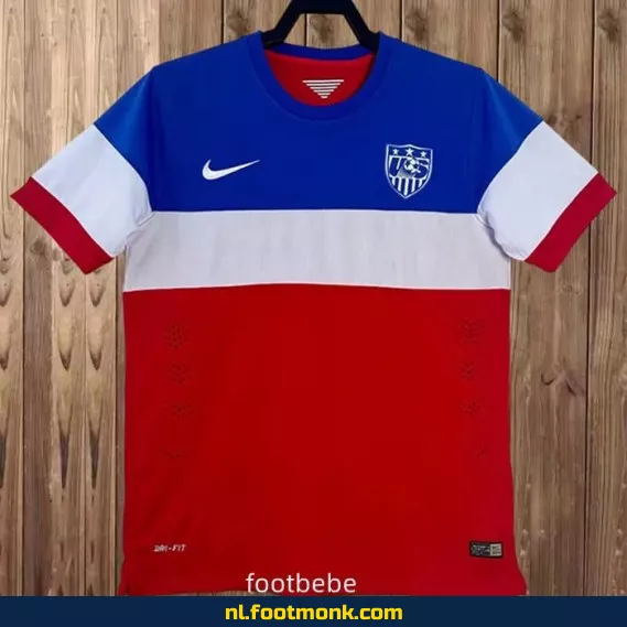 Vintage USA Voetbalshirt 2014 - Exterieur - Officieel Retro Voetbaltenue | Heren & Dames | Origineel Voetbalshirt