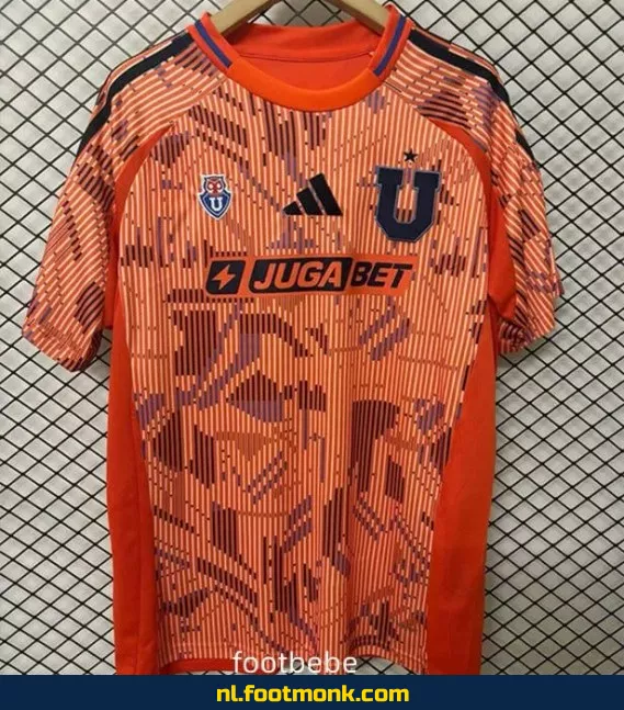 Universidad de Chile Voetbalshirt 2025-2026 – Oranje Fanwear | Officieel Voetbaltenue | Heren & Dames | Aanbieding