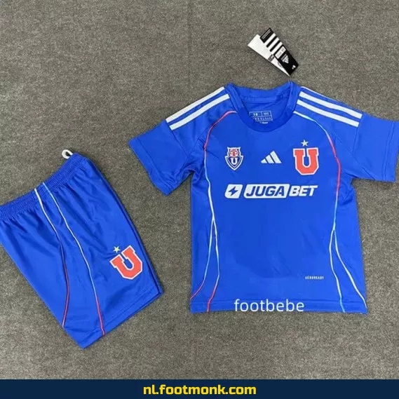 Universidad de Chile Thuisshirt Kinderen 2025-2026 | Officieel Voetbalshirt | Personaliseerbaar