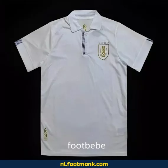 Uruguay 2024 Uit Thuisshirt Wit - Officieel Voetbalshirt | Voetbalshirts Dames/Heren | Origineel & Authentiek