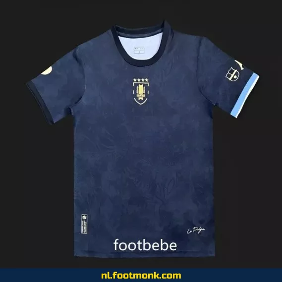 Uruguay 4-sterren voetbalshirt 2023-2024 – La Pulga – Officieel voetbaltenue – Heren/dames/kinderen – Origineel en bedrukbaar