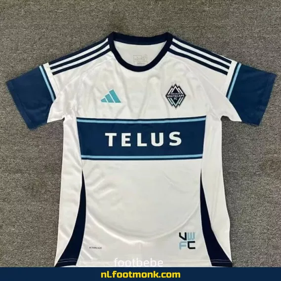 Vancouver Whitecaps Voetbalshirt 2025-2026 - Wit - Officieel Thuistenue - Heren/Dames/Kinderen - Origineel & Aanbieding