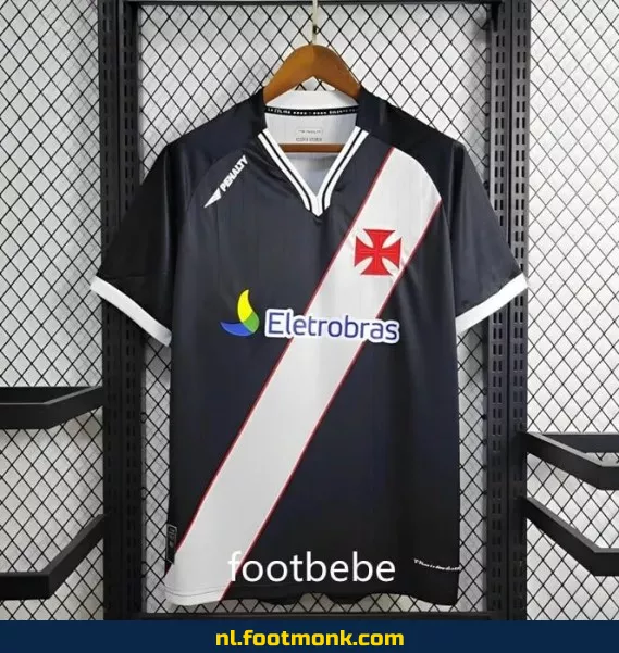 Vintage Vasco da Gama voetbalshirt 2010-2011 - Exterieur zwart - Officieel retro voetbalshirt