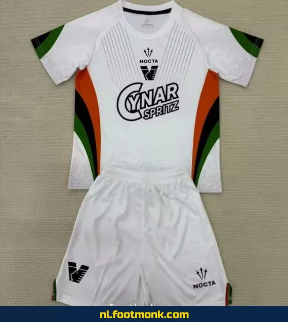 Venezia Kinder Voetbalshirt 2024-2025 – Wit | Officieel Voetbaltenue | Personaliseerbaar