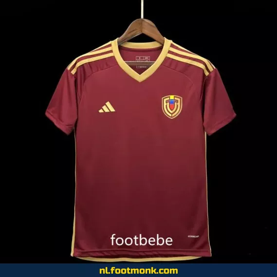 Venezuela 2024 Copa América Rood Voetbalshirt - Officieel Thuistenue | Fanwear Aanbieding