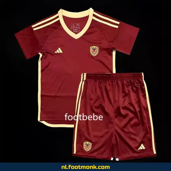 Venezuela Voetbalshirt Kinderen 2024 – Copa America – Rood – Officieel Voetbaltenue – Fanwear Aanbieding