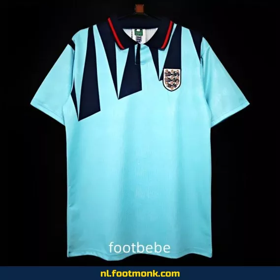 Vintage Engeland 1992 Derde Thuisshirt Blauw - Retro Voetbalshirt