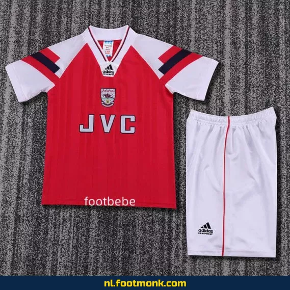 Origineel Arsenal Retro Voetbalshirt voor Kinderen - Thuis 1992-1993 - Vintage Voetbalshirt