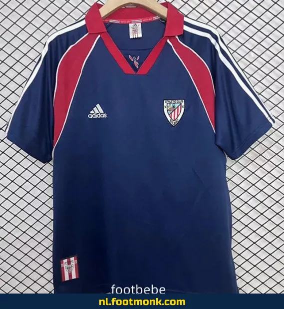 Vintage Athletic Bilbao voetbalshirt 1999-2000 uit shirt - Officieel retro voetbaltenue - Voetbalshirts aanbieding