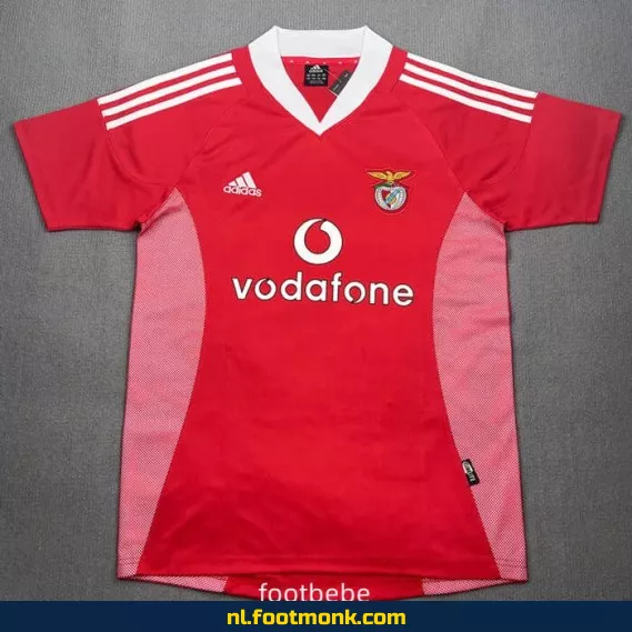 Retro Voetbalshirt SL Benfica Vintage 2002-2003 Thuistenue – Officieel Voetbaltenue | Voetbalshirt Dames/Heren | Origineel Voetbalshirt