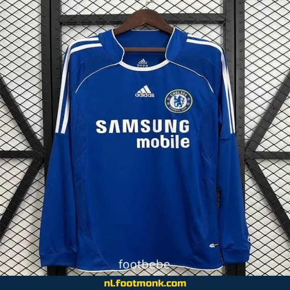 Vintage Chelsea Voetbalshirt 2006-2007 Thuis – Lange Mouwen – Officieel Retro Shirt