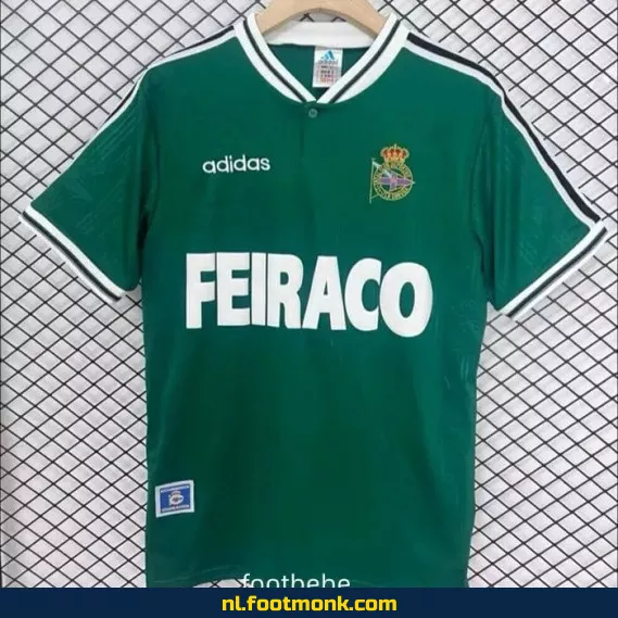 Retro Voetbalshirt Deportivo La Coruña 1999-2000 Uit Shirt - Vintage Voetbalshirt voor Supporters - Officieel Retro Shirt