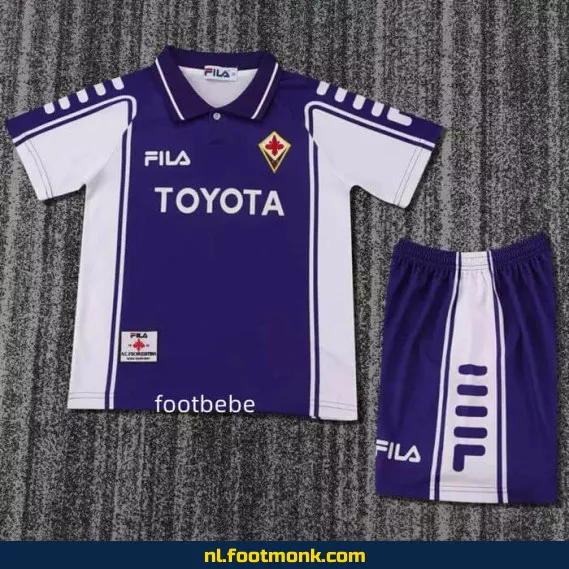 Vintage Fiorentina Thuisshirt Kinderen 1999-2000 - Officieel Voetbalshirt | Retro Voetbalshirt | Voetbalshirt Kinderen