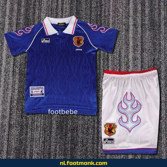 Retro Japans Voetbalshirt voor Kinderen - Vintage 1998 Thuiswedstrijd - Officieel Voetbalshirt