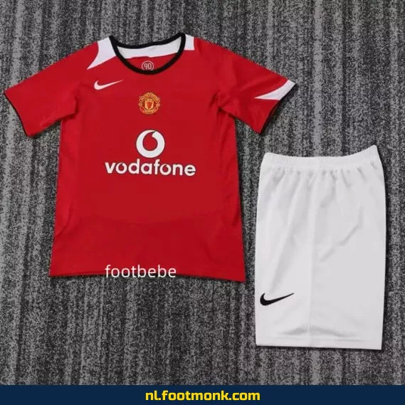 Vintage Manchester United Thuisshirt Kinderen 2004-2006 | Origineel Voetbalshirt | Retro Voetbaltenue | Goedkope Voetbalshirts Online