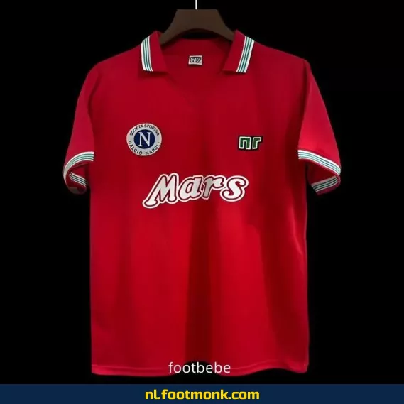 Vintage Napoli Voetbalshirt 1988-1989 Derde Tenue - Retro Voetbal Shirt - Officieel Ontwerp