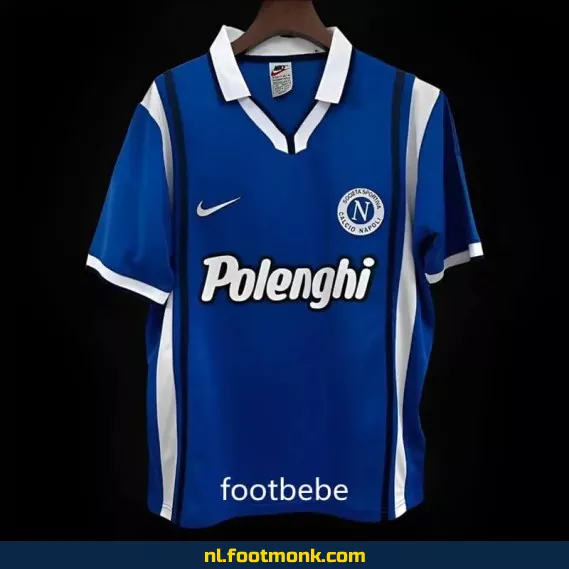 Vintage Napoli Voetbalshirt 1997-1998 Thuistenue - Retro Voetbalshirt Dames/Heren - Officieel Voetbalshirt Collectie