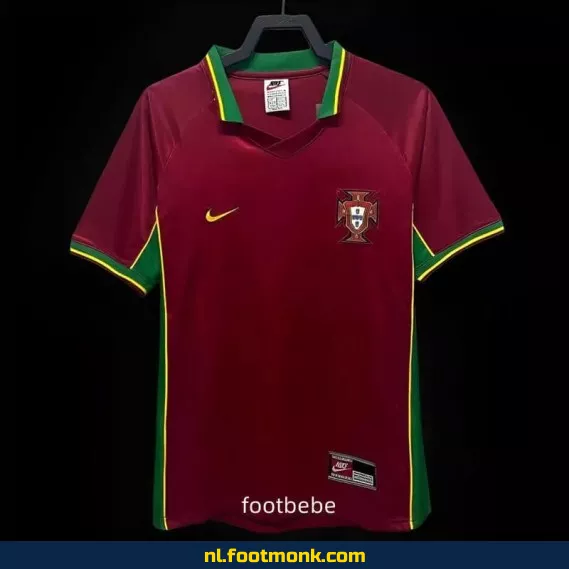 Retro Voetbalshirt Portugal 1998 Thuis – Vintage Voetbalshirt