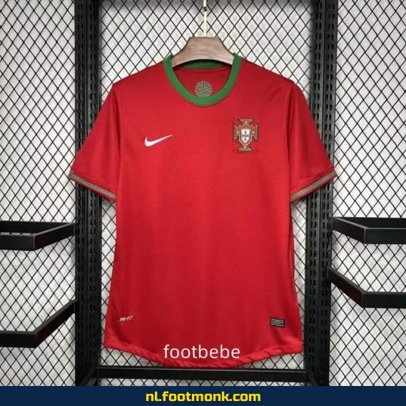 Origineel Vintage Portugal Voetbalshirt 2012 Thuistenue - Retro Voetbal Shirt Dames/Heren