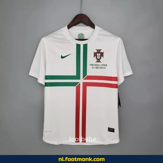 Vintage Portugal 2012 Uit Thuisshirt Wit - Officieel Voetbalshirt | Retro Voetbaltenue | Authentiek WK Shirt