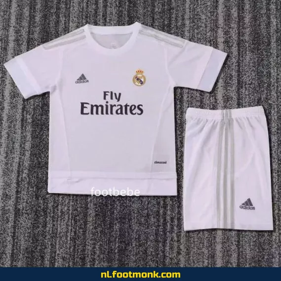 Origineel Real Madrid Vintage Voetbalshirt voor Kinderen - Thuistenue 2015/2016 - Koop Nu