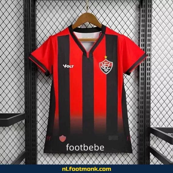 Vitoria Esporte Dames Voetbalshirt 2024-2025 Thuistenue – Officieel Voetbalshirt voor Vrouwen