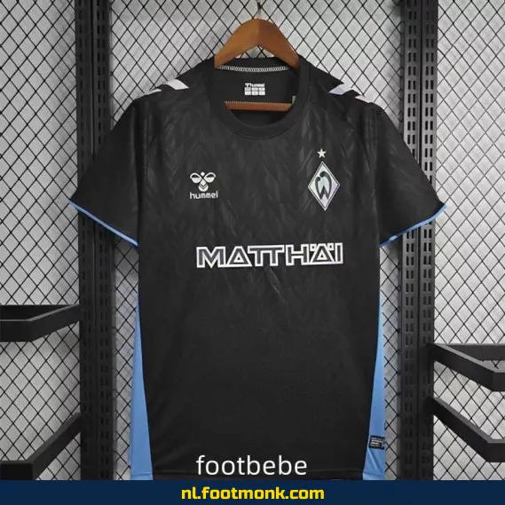 Werder Bremen 2024-2025 Derde Shirt Zwart – Officieel Voetbalshirt | Voetbalshirts Dames/Heren | Fanwear Aanbieding
