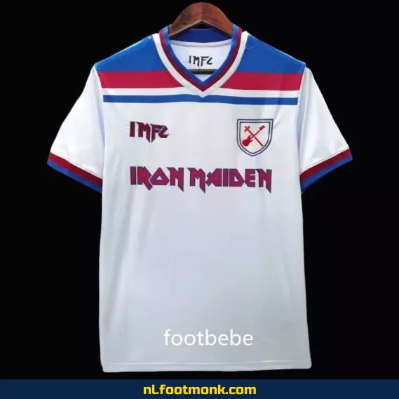 West Ham United 2023 Iron Maiden Wit Voetbalshirt – Officieel Voetbaltenue | Heren & Dames | Personaliseerbaar | Aanbieding