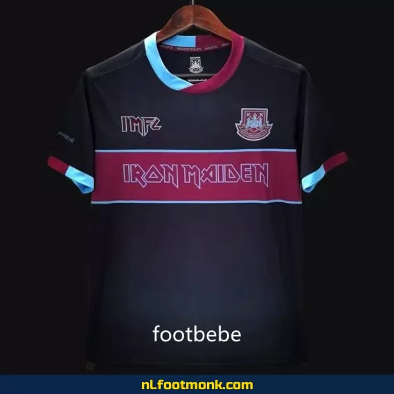 West Ham United 2023 Iron Maiden zwart voetbalshirt – Officieel voetbaltenue voor heren en dames | Koop nu online