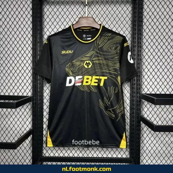 Wolverhampton Wanderers Uit Shirt 2024-2025 | Officieel Voetbalshirt | Heren & Dames | Personaliseerbaar | Aanbieding