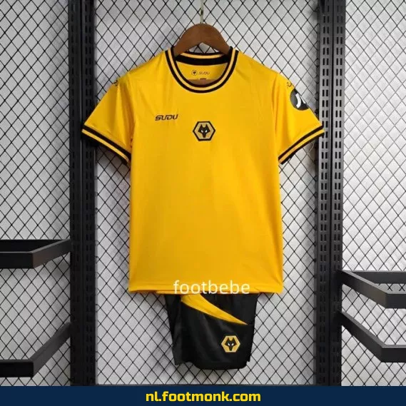 Wolverhampton Wanderers Thuisshirt Kinderen 2024-2025 | Officieel Voetbalshirt | Voetbalshirt Kinderen Kopen