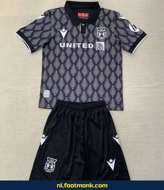 Wrexham Uit Thuisshirt Kinderen 2024-2025 | Officieel Voetbalshirt | Personaliseerbaar