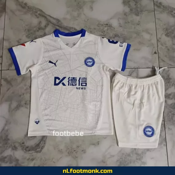 Alaves Kinderen Voetbalshirt 2024-2025 Uit Thuistenue – Officieel Voetbalshirt voor Supporters