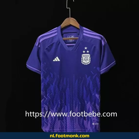 Argentijns voetbalshirt 2022-2023 uitwedstrijd – Officieel 3-sterren tenue – Heren & dames | Origineel, personaliseerbaar, fanwear