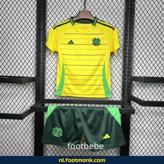 Celtic Uit Thuisshirt 2024-2025 voor Kinderen - Geel | Officieel Voetbalshirt | Koop Nu Online