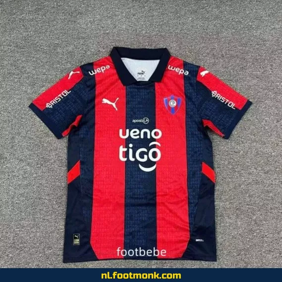 Cerro Porteño Thuisshirt 2025-2026 | Officieel Voetbalshirt | Koop Online