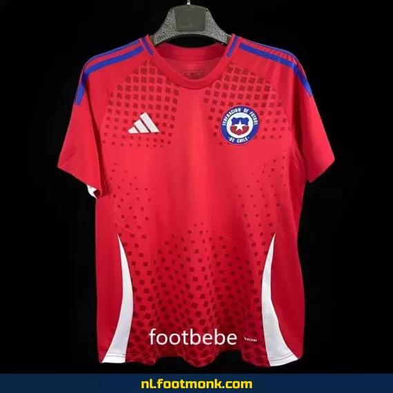 Chili 2024 thuis voetbalshirt rood – Officieel voetbalshirt, supporter shirt, voetbalshirt bedrukken, aanbieding
