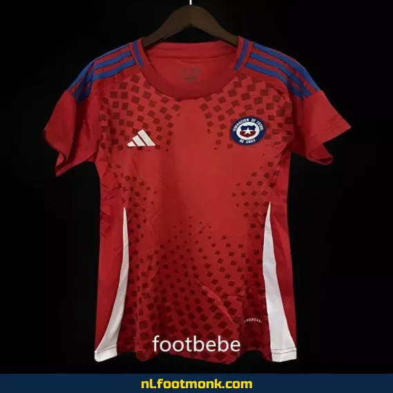 Chili Dames Thuisshirt 2024 - Rood Voetbalshirt | Officieel & Origineel | Koop Nu Online