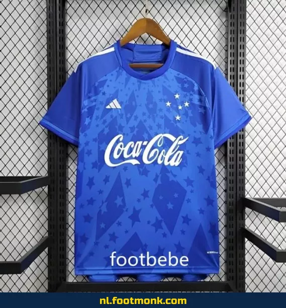 Officieel Cruzeiro Thuisshirt 2024-2025 - Blauw Voetbalshirt voor Supporters | Koop Nu