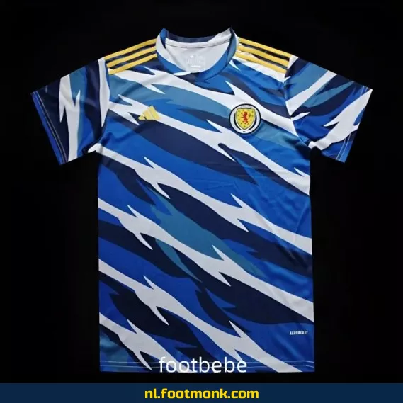 Origineel Schots voetbalshirt 2024 pre-match – Blauw | Koop nu officiële supporter shirts voor heren en dames | Voetbalshirts aanbiedingen