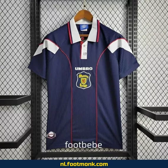 Retro Schotland Voetbalshirt Uit 1996-1998 - Exterieur - Officieel Vintage Voetbalshirt