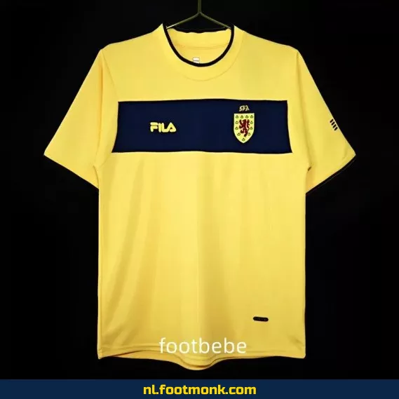 Retro Schotland Voetbalshirt 2012 - Geel Uit Shirt | Officieel Voetbaltenue | Vintage Voetbalshirt
